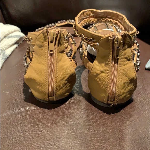 Henry Ferrera leather sandals SZ 7 - Picture 2 of 3